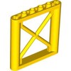 Yellow Support 1 x 6 x 5 Girder Rectangular