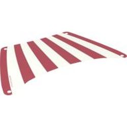 Sail, Rectangle, 27 x 17 with Red Stripes