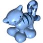 Duplo Animal Cat Standing Turned Head with Stripes (Pilchard) Print