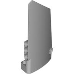 LEGO part 64682 RIGHT PANEL 5X11 in Medium Stone Grey/ Light Bluish Gray
