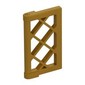Window 1 x 2 x 3 Pane Latticed with Thick Corner Tabs