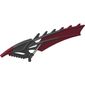Large Figure Wing, Bladed with Marbled Dark Red Pattern (Antroz)