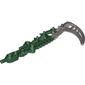 Large Figure Weapon Spear, Venom, with Marbled Pearl Light Gray Pattern (Vastus)