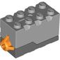 Sound Brick 2 x 4 x 2 with Light Bluish Gray Top and Carousel Sound