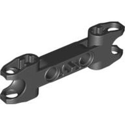 Technic Axle and Pin Connector 2 x 7 with Two Ball Joint Sockets, Squared Ends and Axle Hole in Center