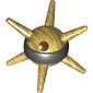 Large Figure Weapon Spiked Ball, Thornax Fruit with Black Band