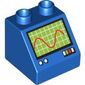 Duplo Brick 2 x 2 Slope 45° with Oscilloscope Print