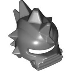 Helmet Spiked with Flat Chin Protector