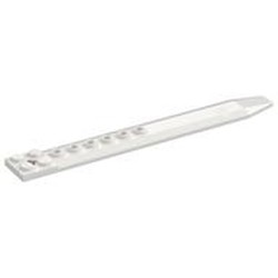 LEGO part 62743 PLATE 2x16 rotor blade in White