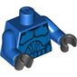 Torso Armor Clone Trooper Print (Clone Wars), Blue Arms, Black Hands