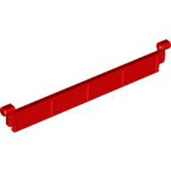 LEGO part 4218 LAMELLA FOR ROLLING GATE in Bright Red/ Red