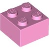 Bright Pink Brick 2 x 2