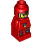 Microfig Lava Dragon Knight Red