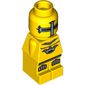 Microfig Lava Dragon Knight Yellow