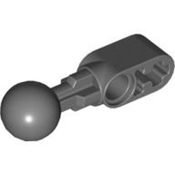 Beam 1 x 2 with Ball Joint Straight, Smooth Ball