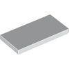 White Tile 2 x 4 with Groove