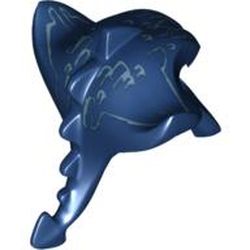 Mask Manta Ray with White Print