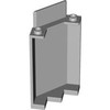 Light Bluish Gray Panel 3 x 3 x 6 Corner Wall without Bottom Indentations