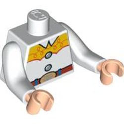 Torso with Long Arms, Western Outfit Print (Jessie), White Arms, Light Nougat Hands