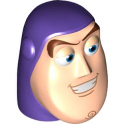 Large Figure Head Buzz Lightyear Print
