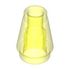 28701 NOSE CONE SMALL 1X1 in Transparent Fluorescent Green/ Trans-Neon Green