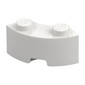 Brick Round Corner 2 x 2 Macaroni with Stud Notch and Reinforced Underside [New Style]