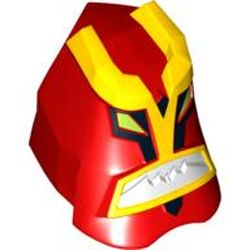 Large Figure Head, Jet Ray with Yellow Brow Print