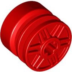 Wheel 18mm x 14mm with Axle Hole, Fake Bolts and Shallow Spokes