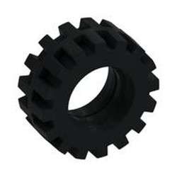 Tyre 15 x 6 Offset Tread Small with Band around Center