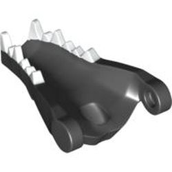 Creature Body Part, Dragon Head Lower Jaw with White Teeth Print