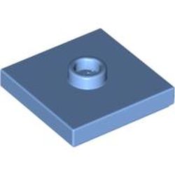 Plate Special 2 x 2 with Groove and Center Stud (Jumper)