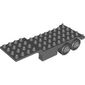 Duplo Trailer, Four Rear Wheels, Elevated Front End, 4 x 12 Studs with Gate Hinge