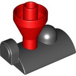 Duplo Train Steam Engine Funnel Top, Red Top
