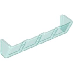 LEGO part 10050401 GLAS FOR WALL 2X8X2 WRY INV. in Transparent Light Blue/ Trans-Light Blue