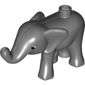 Duplo Animal Elephant Baby Walking, Left Front Foot Forward