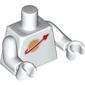 Torso Classic Space Logo Print, White Arms and Hands