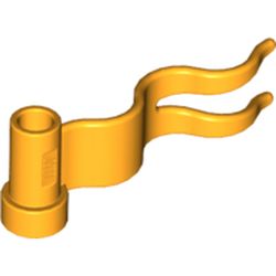 LEGO part STREAMER in Flame Yellowish Orange/ Bright Light Orange