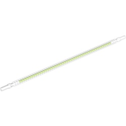 Flexible Ribbed Hose 8mm Ends 19L with Lime Green Centre Pattern
