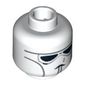Minifig Head Clone Pilot, Face Mask Print [Blocked Open Stud]