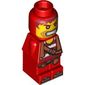 Microfig Pirate Plank Pirate Red