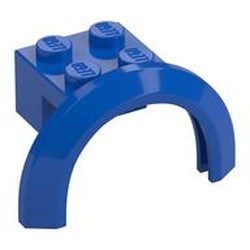 LEGO part  BRICK  2X4X1 W. SCREEN in Bright Blue/ Blue