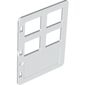 Duplo Door 1 x 4 x 4 with Four Equal Panes