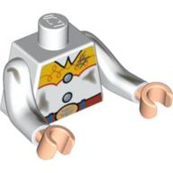 Torso with Long Arms, Western Outfit with Dirt Stains Print (Jessie), White Arms with Dirt Print, Light Nougat Hands