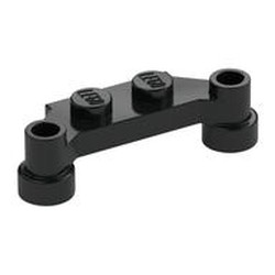 Plate Special 1 x 4 Offset with Bar Holes