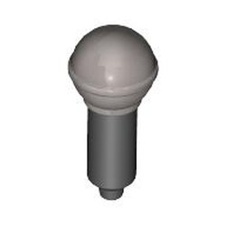 Musical Instrument Microphone with Metallic Silver Top Print