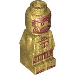 Microfig Dark Red Treasure King Trident Print