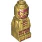 Microfig Dark Red Treasure King Trident Print