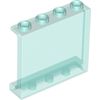 Trans-Light Blue Panel 1 x 4 x 3 [Side Supports / Hollow Studs]