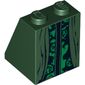 Slope 65° 2 x 2 x 2 with Bottom Tube and Professor McGonagall Robe Print
