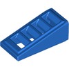Blue Slope 18° 2 x 1 x 2/3 with 4 Slots / Grate
